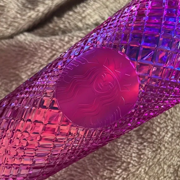🎉HP🎉 STARBUCKS Iridescent Purple Studded 24oz Tumbler - Picture 2 of 6